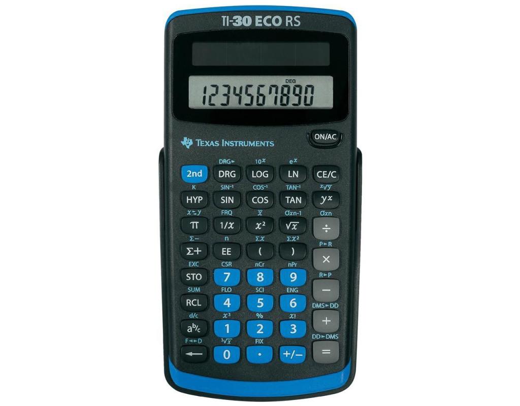 Texas Instruments TI30ECORS Battery Powered Scientific Calculator